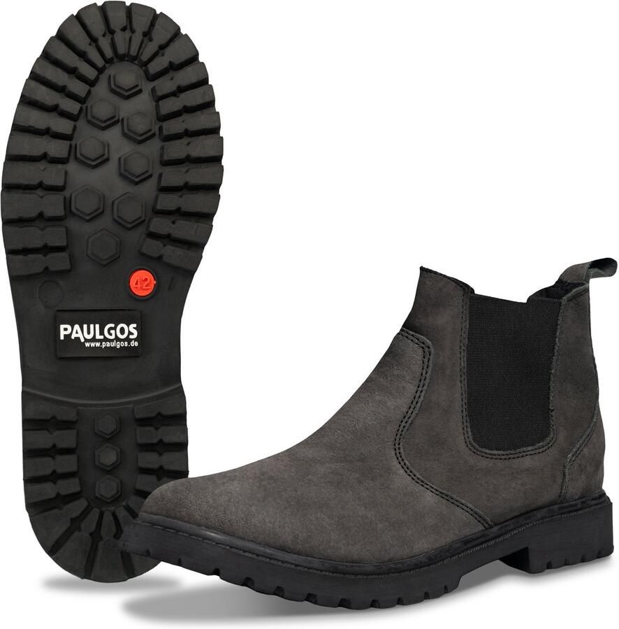PAULGOS Chelsea-boots voor heren van echt leer ??47 verkrijgbaar in 3 kleuren