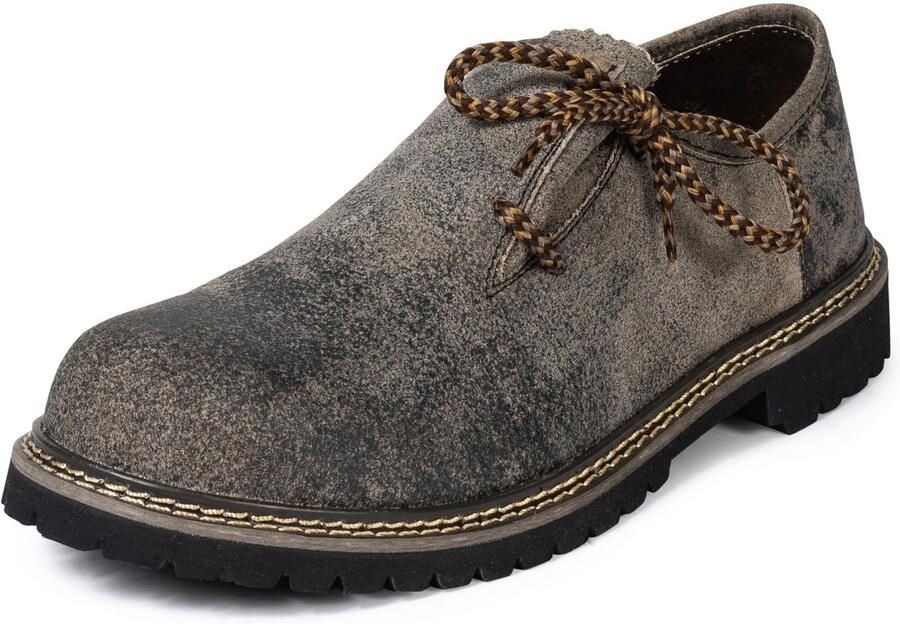 PAULGOS Traditionele leren *Haferl*-schoenen (antieke afwerking) Verkrijgbaar in 3 kleuren ??47