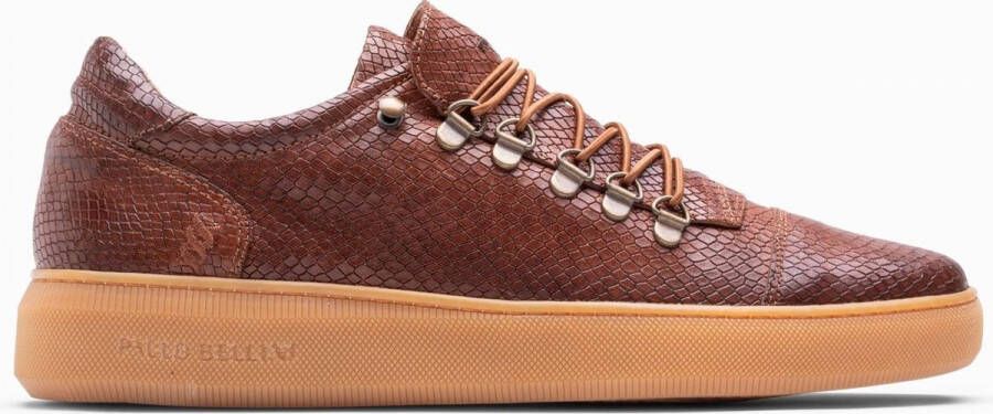 Paulo Bellini Fermo Heren Sneakers Cognac Slang