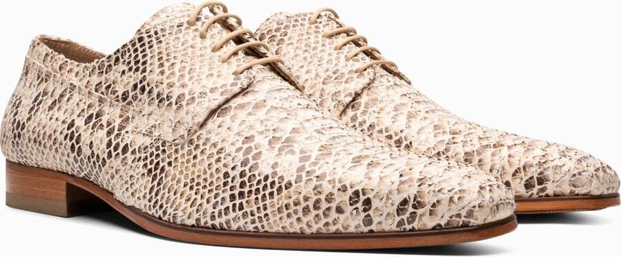 Paulo Bellini Lodi Heren Veterschoenen Ecru Slang - Foto 6