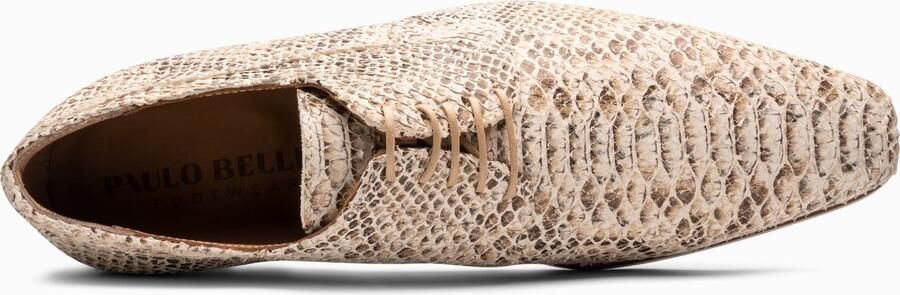 Paulo Bellini Lodi Heren Veterschoenen Ecru Slang - Foto 12