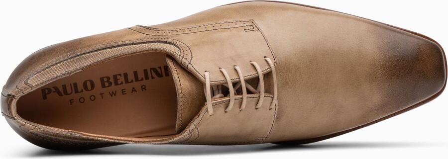 Paulo Bellini Lodi Heren Veterschoenen Ecru Slang - Foto 9