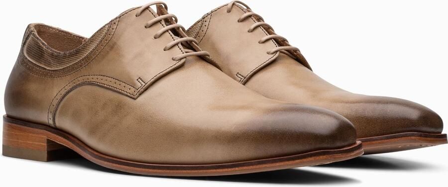 Paulo Bellini Lodi Heren Veterschoenen Ecru Slang - Foto 5