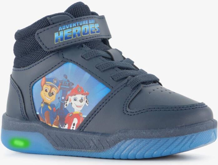 PAW Patrol hoge jongens sneakers met lichtjes blauw