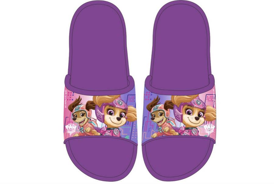 PAW Patrol Meisjes Bad-Slippers Paars Skye