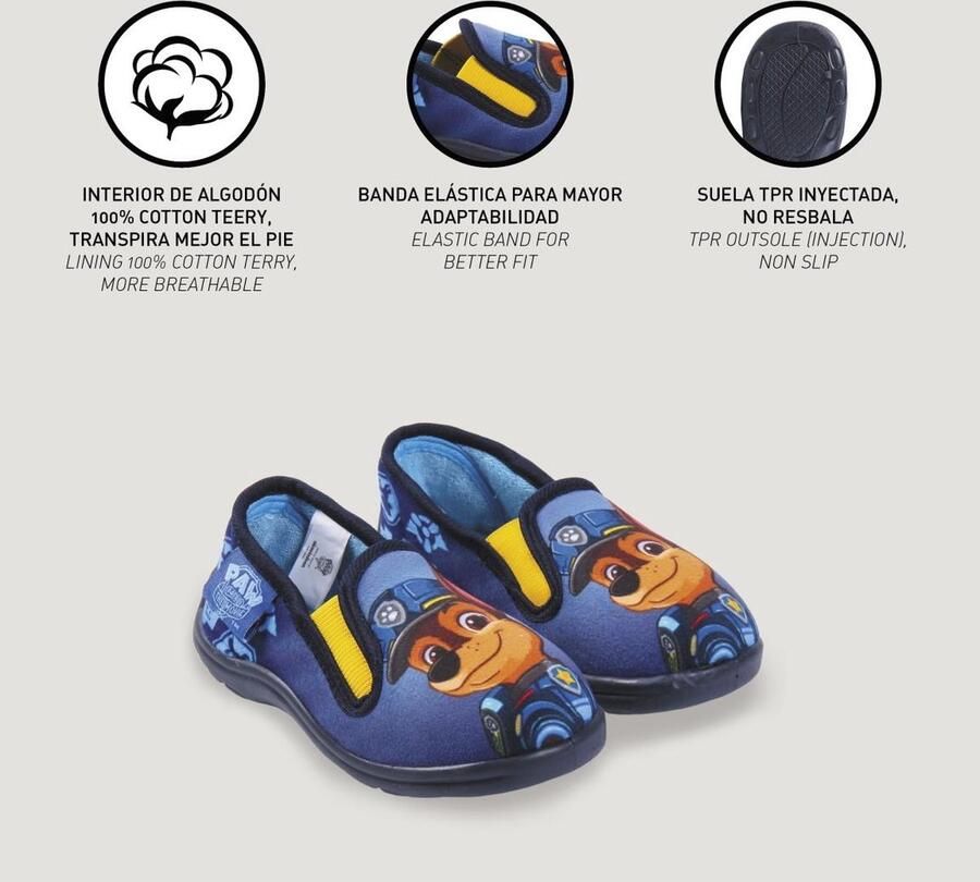 PAW Patrol Chase Sloffen Blauw - Foto 3