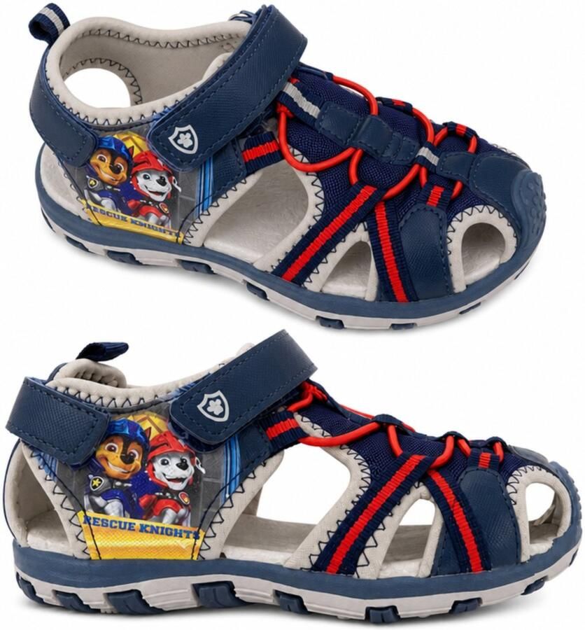 PAW Patrol Rescue Knights Sandalen Jongens Gesloten Teensandalen met Klittenband