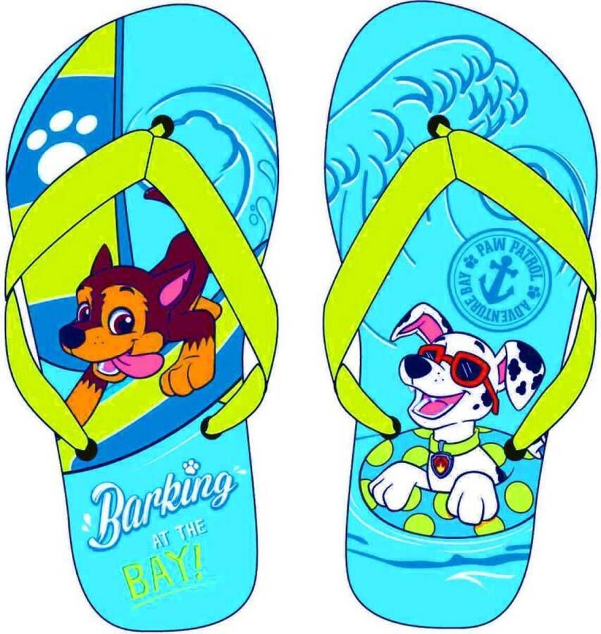 PAW Patrol Slippers Chase en Marshall Lichtblauw