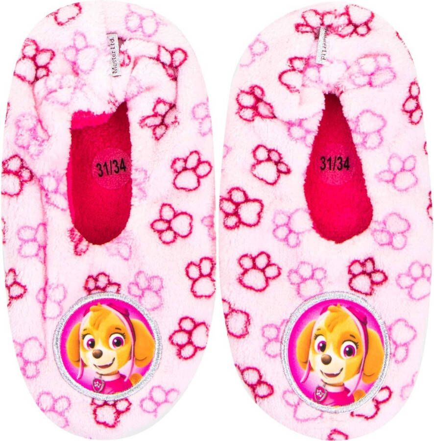 PAW Patrol Sloffen voor Kinderen Pantoffels Skye Roze Met Pootjes