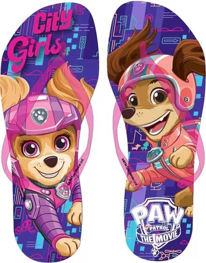 PAW Patrol Teenslippers Skye & Liberty flipflop Paars - Foto 1