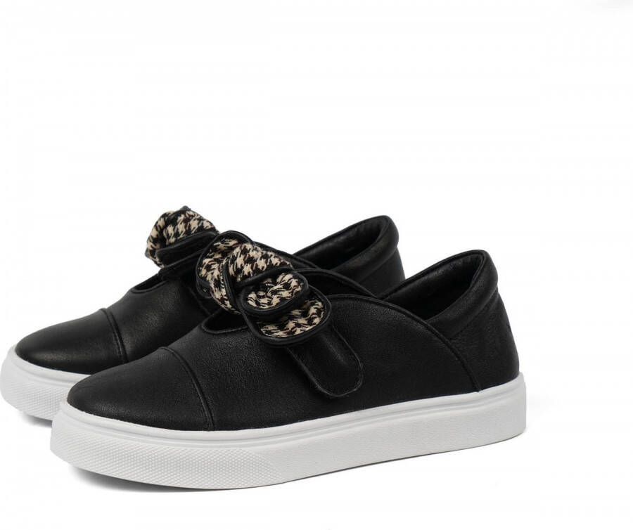 Paxico Shoes | Midnight Checkers | Meisje Leer Espadrilles Zwart - Foto 5
