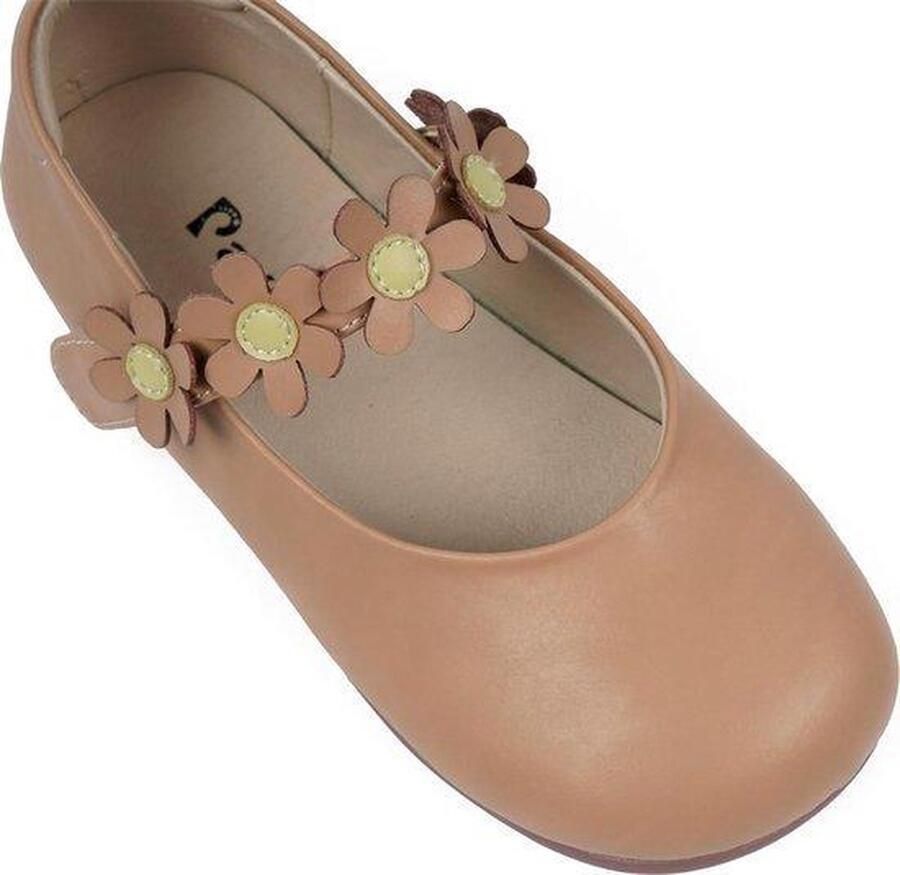 Paxico Shoes | Blushing Blooms | Meisje Ballerina's Bruin - Foto 3