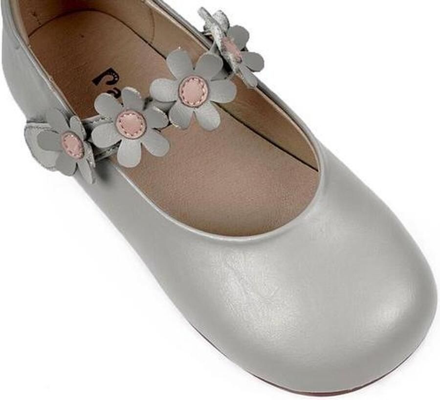 Paxico Shoes | Blushing Blooms | Meisje Ballerina's Grijs - Foto 3