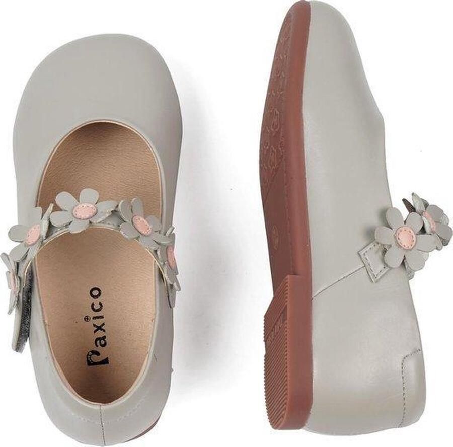 Paxico Shoes | Blushing Blooms | Meisje Ballerina's Grijs - Foto 2
