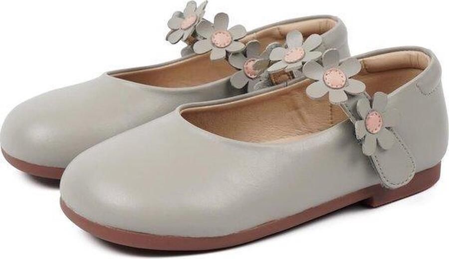 Paxico Shoes | Blushing Blooms | Meisje Ballerina's Grijs - Foto 4