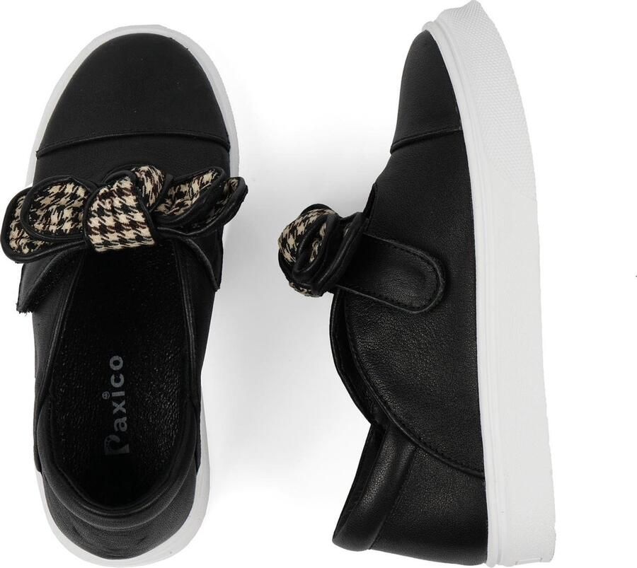 Paxico Shoes | Midnight Checkers | Meisje Leer Espadrilles Zwart - Foto 4