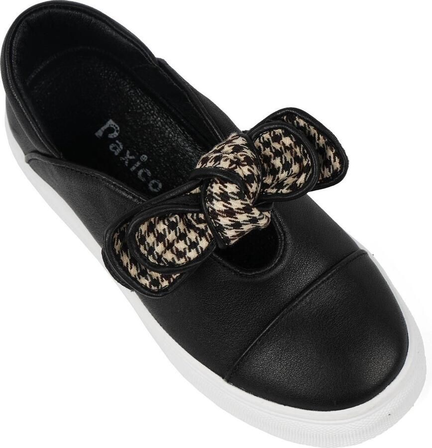 Paxico Shoes | Midnight Checkers | Meisje Leer Espadrilles Zwart - Foto 3