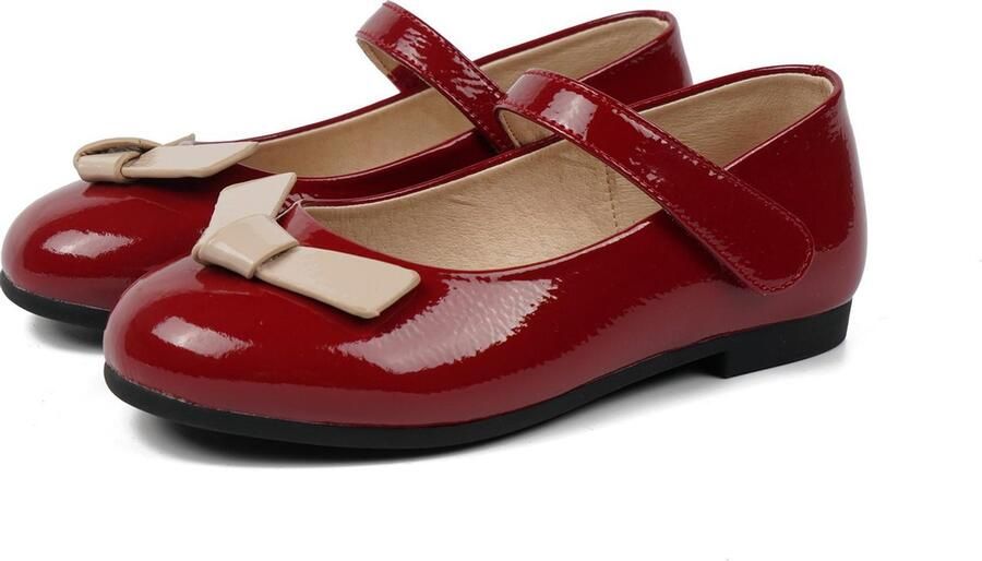 Paxico Shoes |Whimsy Glaze | Meisje Ballerinas Rood - Foto 5