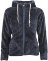 Peak Mountain Dames fleece met capuchon Alanzo - Zwart