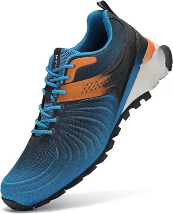 PEAM Heren Trail Running Schoenen Ademend Lichtgewicht Wandelen & Trekking Trainers Comfortabele Wandelschoenen voor Buitenavonturen