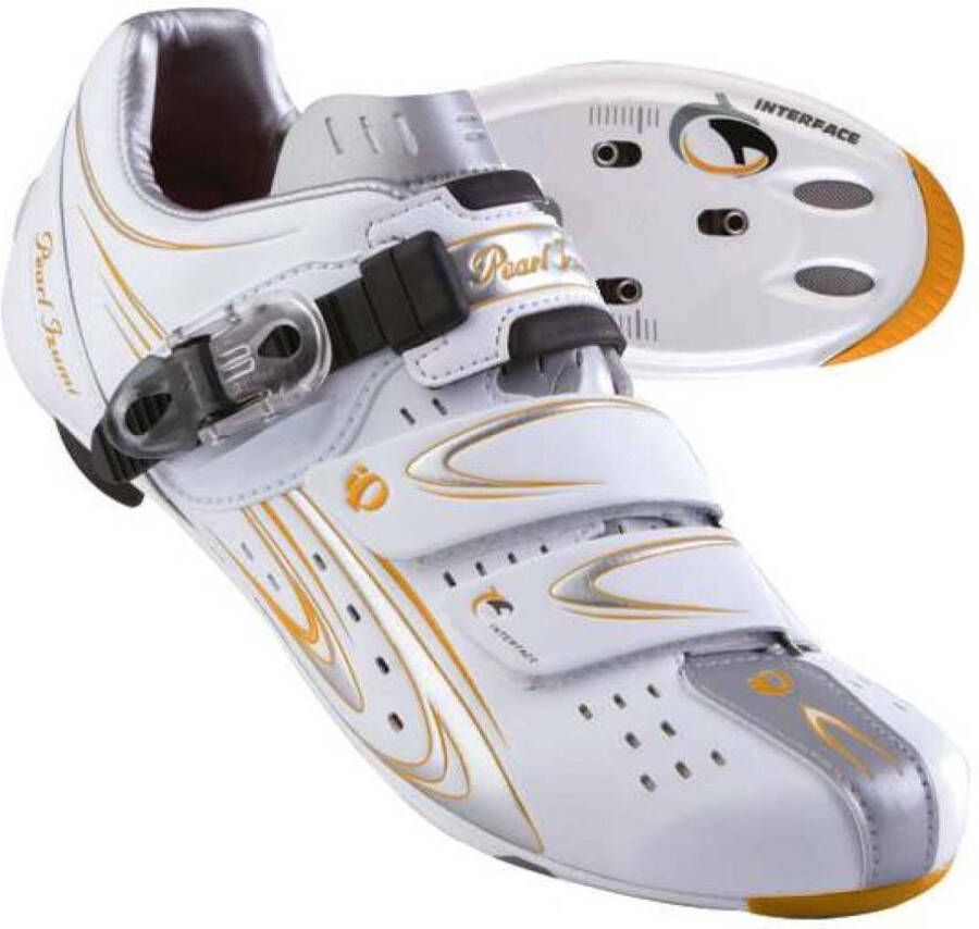 Pearl Izumi Wielerschoenen Fietsschoenen W Elite RD III White Zilver Dames (LET OP: vallen ca. 1 maat kleiner dan normale schoenmaat)