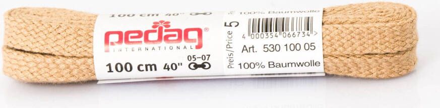 Pedag Schoenveters Plat Breed Beige UNI