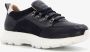 Pediforma leren dames diabetesschoenen blauw Uitneembare zool - Thumbnail 1