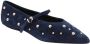 Pedro Anton Mary Jane Ballerina Blauw - Thumbnail 2