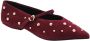Pedro Anton Mary Jane Ballerina Rood - Thumbnail 1