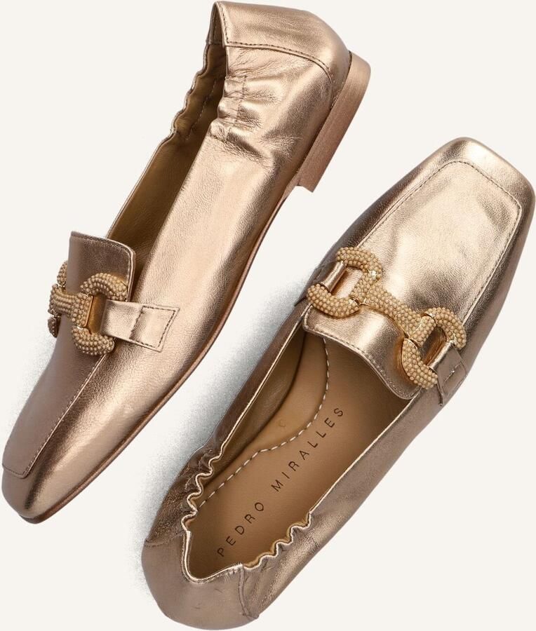 PEDRO MIRALLES Loafers Dames 14557 Maat: 39 Materiaal: Leer Kleur: Goud - Foto 2