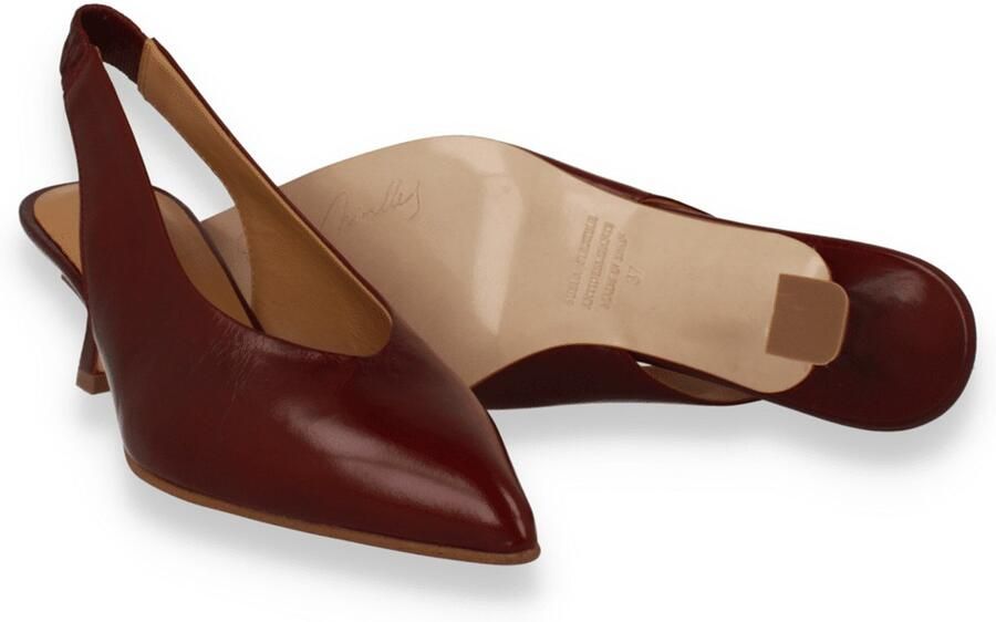 Pedro Miralles Dames Slingback Bordeaux