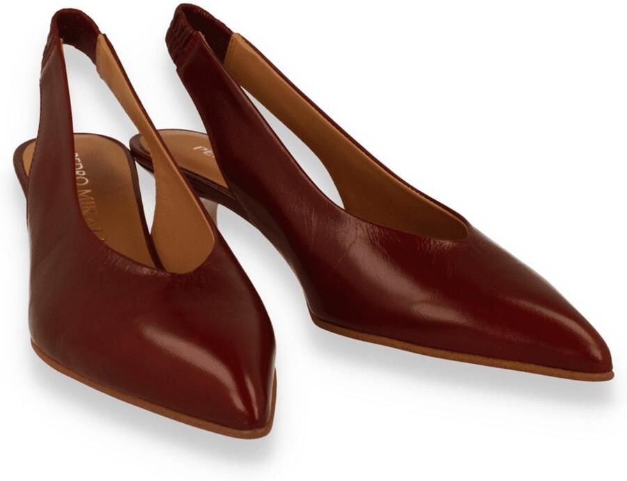 Pedro Miralles Dames Slingback Bordeaux