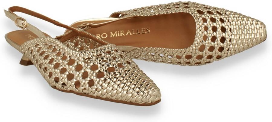Pedro Miralles Dames Slingback Goud