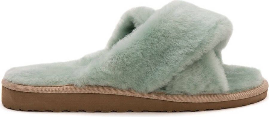 Pegia Dames pantoffels dames Groen