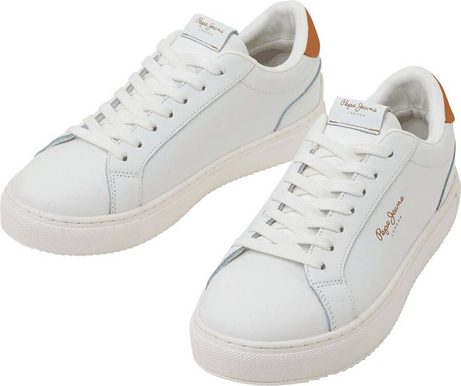 Pepe Jeans Adams Basic Lage Sneakers Wit Vrouw