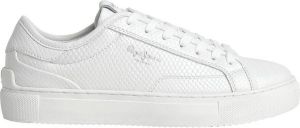 Pepe Jeans Adams Snaky Sneakers Wit Vrouw