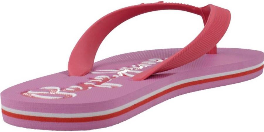 Pepe Jeans Bay Beach Brand Slippers Roze Vrouw