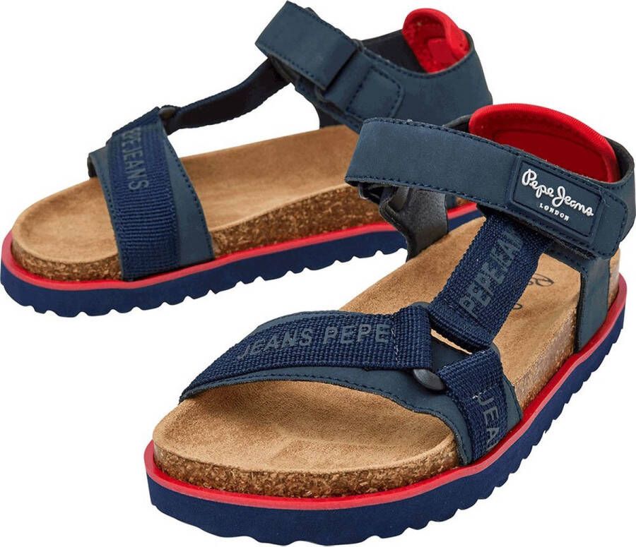 Pepe Jeans Berlin Monday Sandalen Blauw Jongen