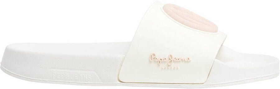 Pepe Jeans Brand W Slippers Wit Vrouw
