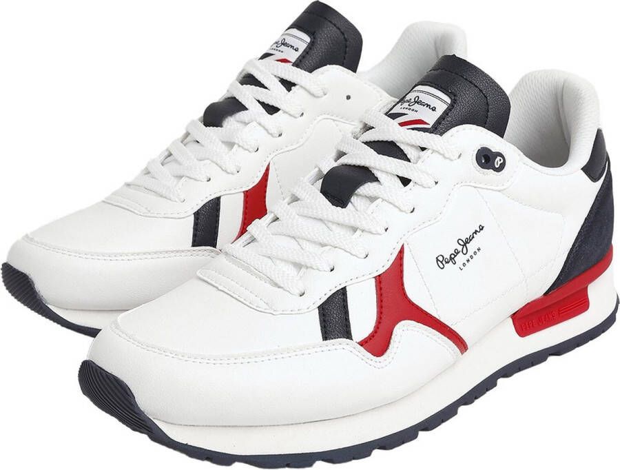 Pepe Jeans Brit Basic M Sneakers Wit Man