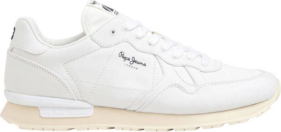 Pepe Jeans Sportieve Schoenen Wit Ecru Zool