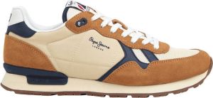 Pepe Jeans Brit Heritage Sneakers Bruin Man