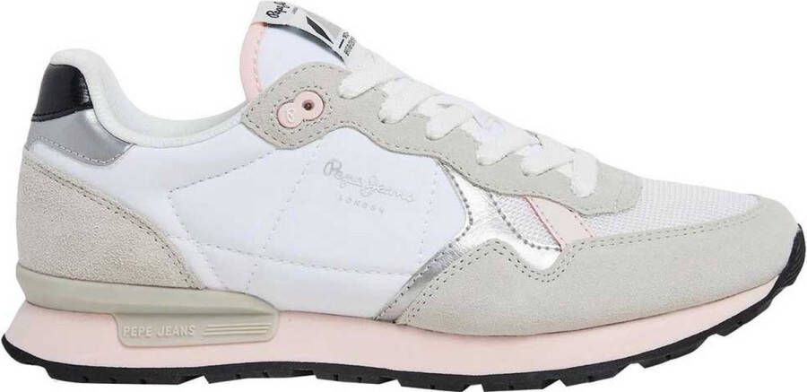 Pepe Jeans Brit Mix Sneakers Beige Vrouw