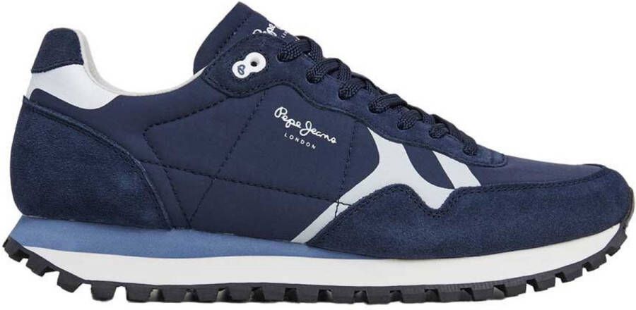 Pepe Jeans Brit-on Prints Schoenen Blauw Man