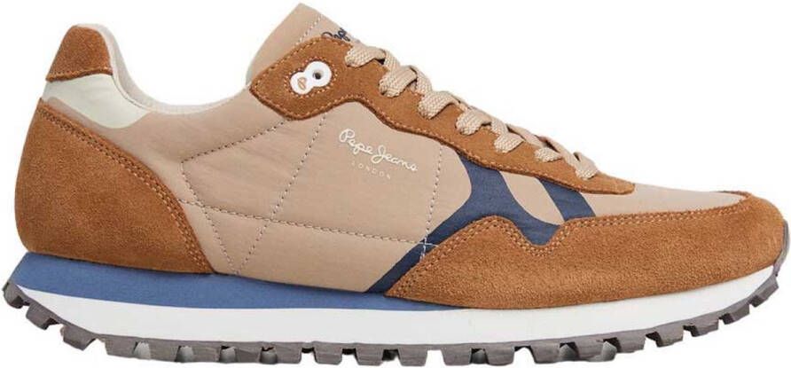 Pepe Jeans Brit-On Prints Sneakers Brown Heren