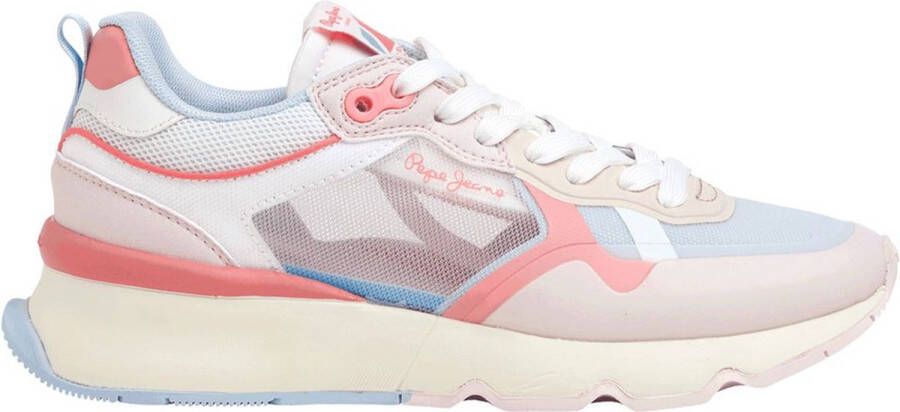 Pepe Jeans Brit Pro Bright Lage Sneakers Roze Vrouw