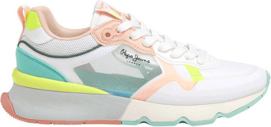 Pepe Jeans Brit Pro Bright Lage Sneakers Veelkleurig Vrouw