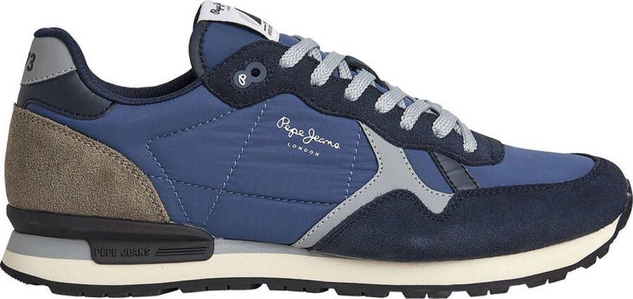 Pepe Jeans Brit Reflect M Sneakers Blauw Man