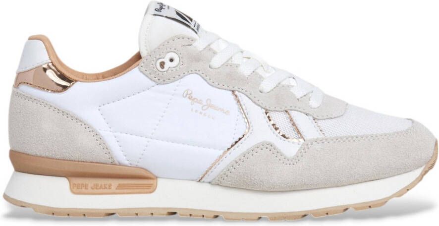 Pepe Jeans Brit Mirror Schoenen Wit Vrouw