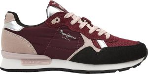 Pepe Jeans Britt Studio Sneakers Burgundy